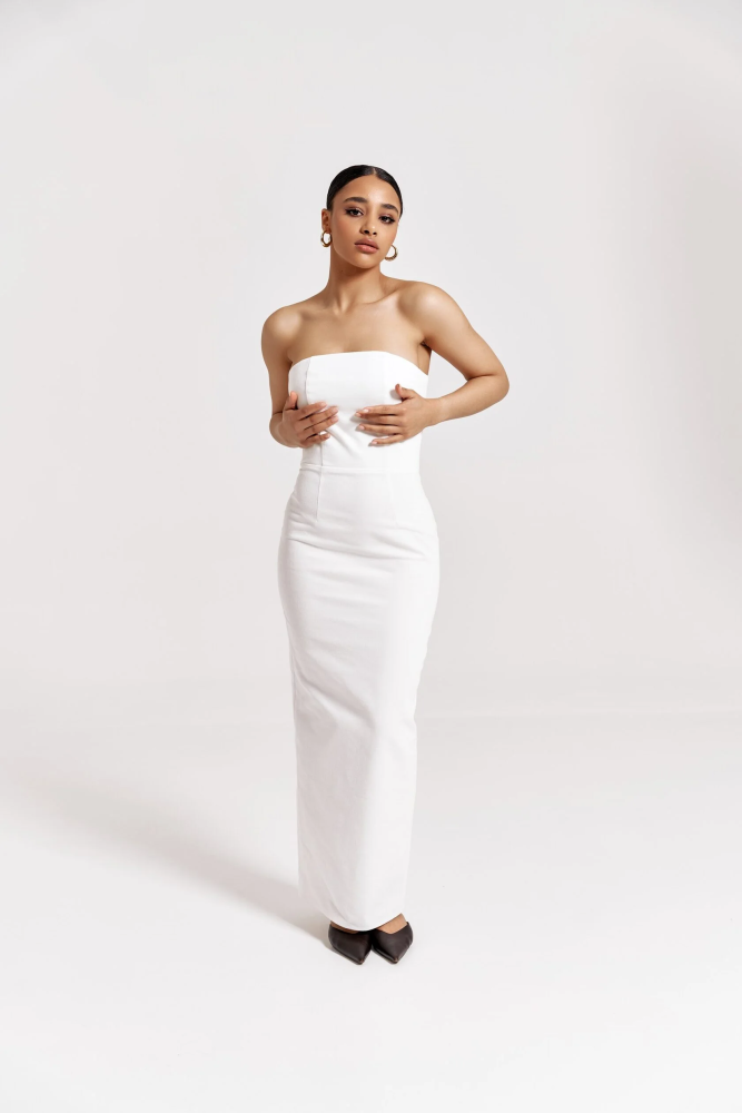 Платье DENIM WHITE