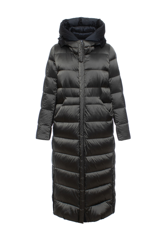 Удлиненный пуховик
