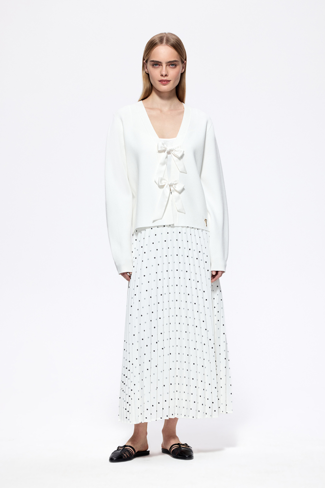 Юбка-плиссе с принтом