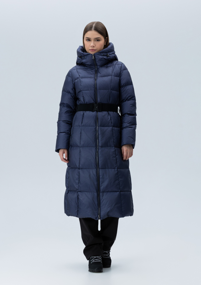 Длинный пуховик