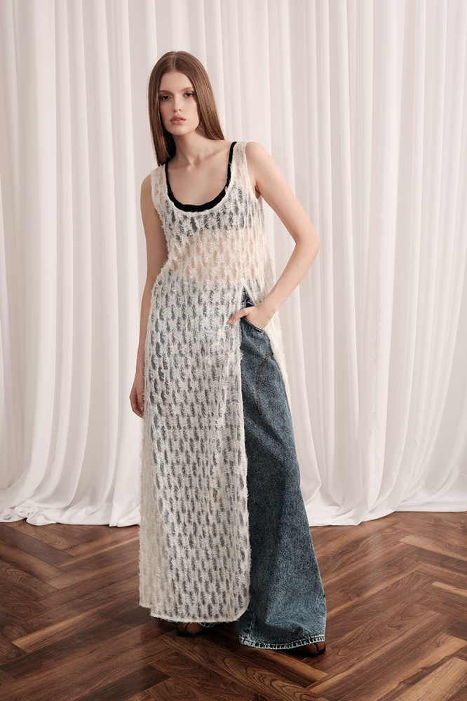 Платье Boho foam