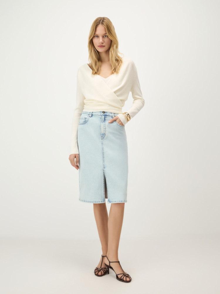 Юбка из денима