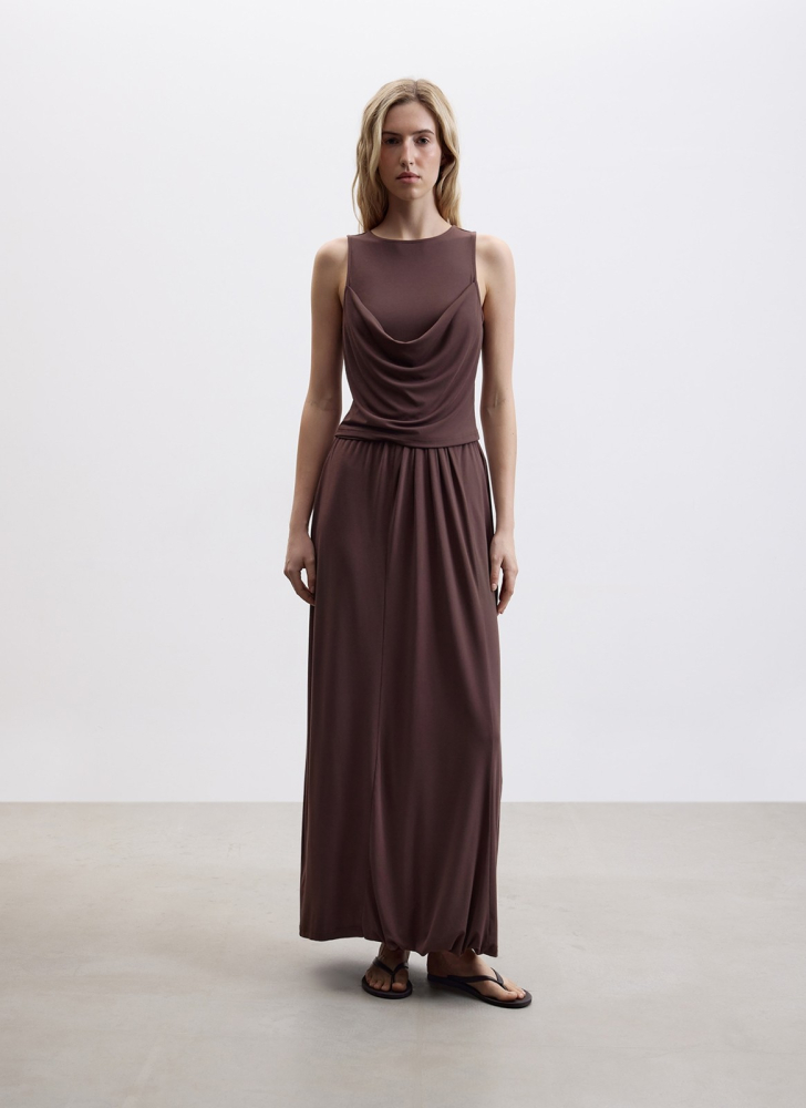 Юбка из трикотажа