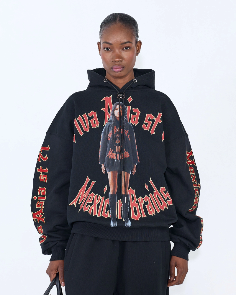 Худи MEXICAN BRAIDS BLACK