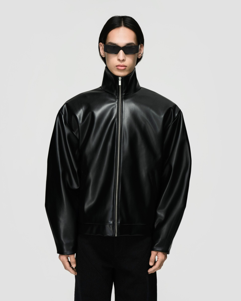 Куртка Кожаная Off Shoulder Jacket