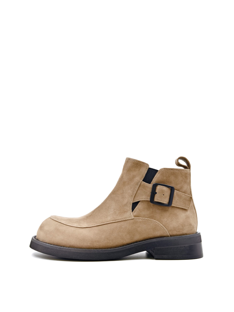 Ботинки демисезонные из натуральной замши