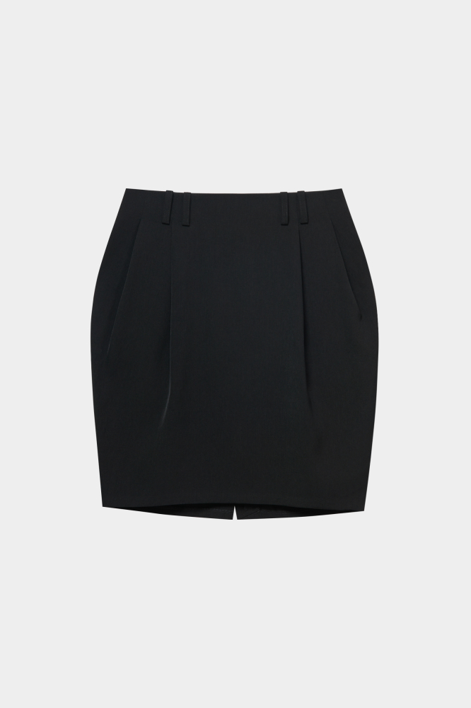 Юбка с объемными складками