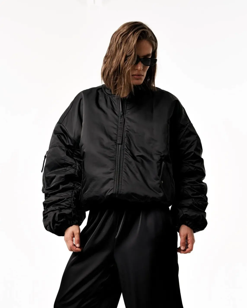 Бомбер ODIN NA DVOIKH MATTE BLACK