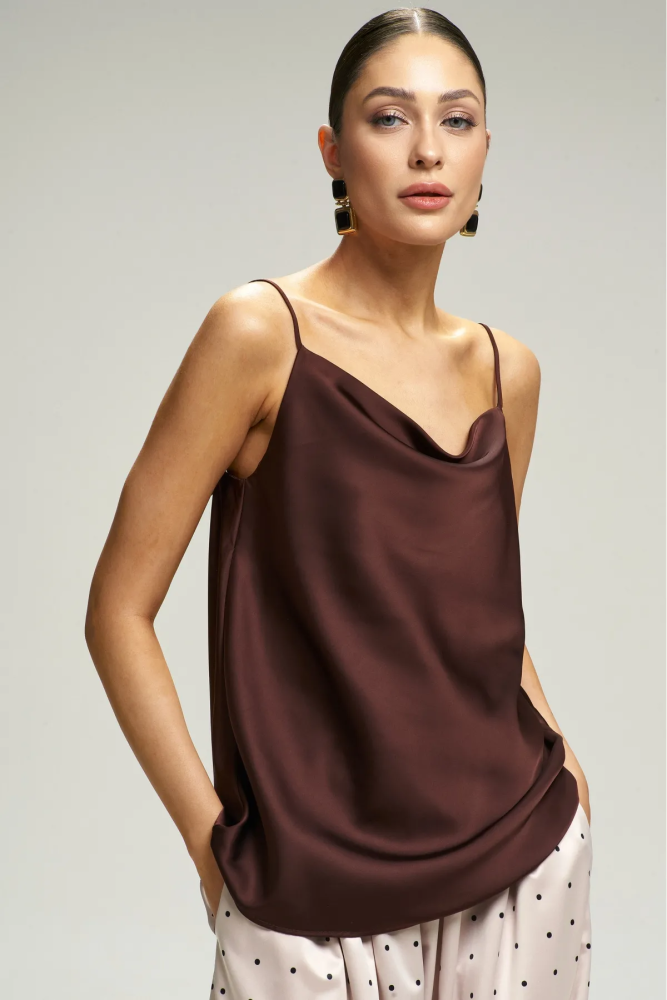 Топ на тонких бретелях Choco