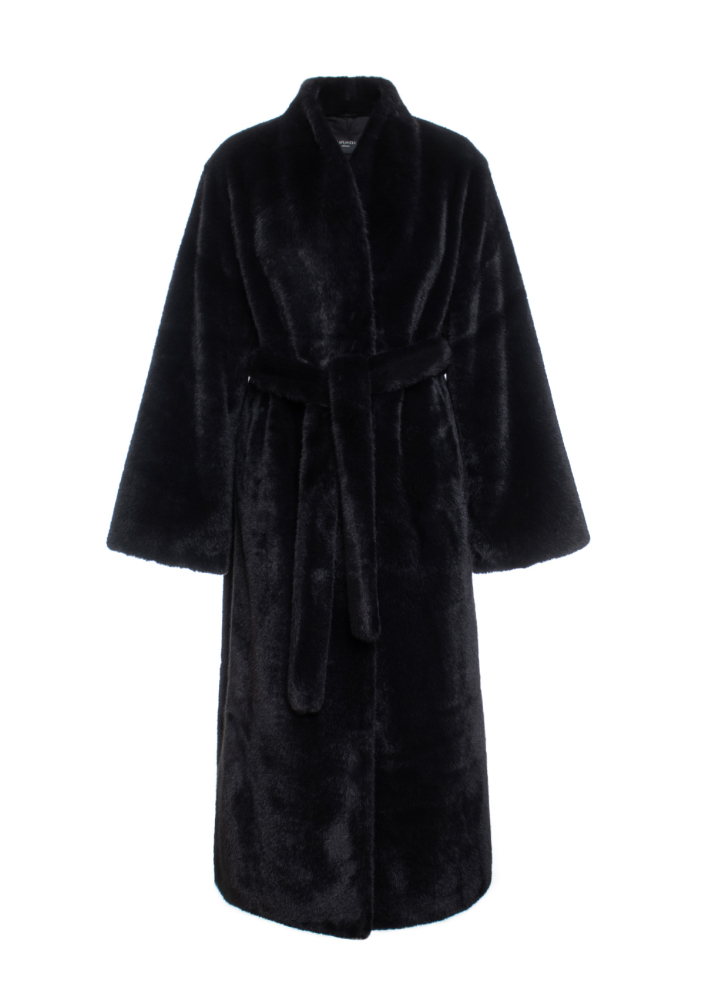 Шуба из экомеха