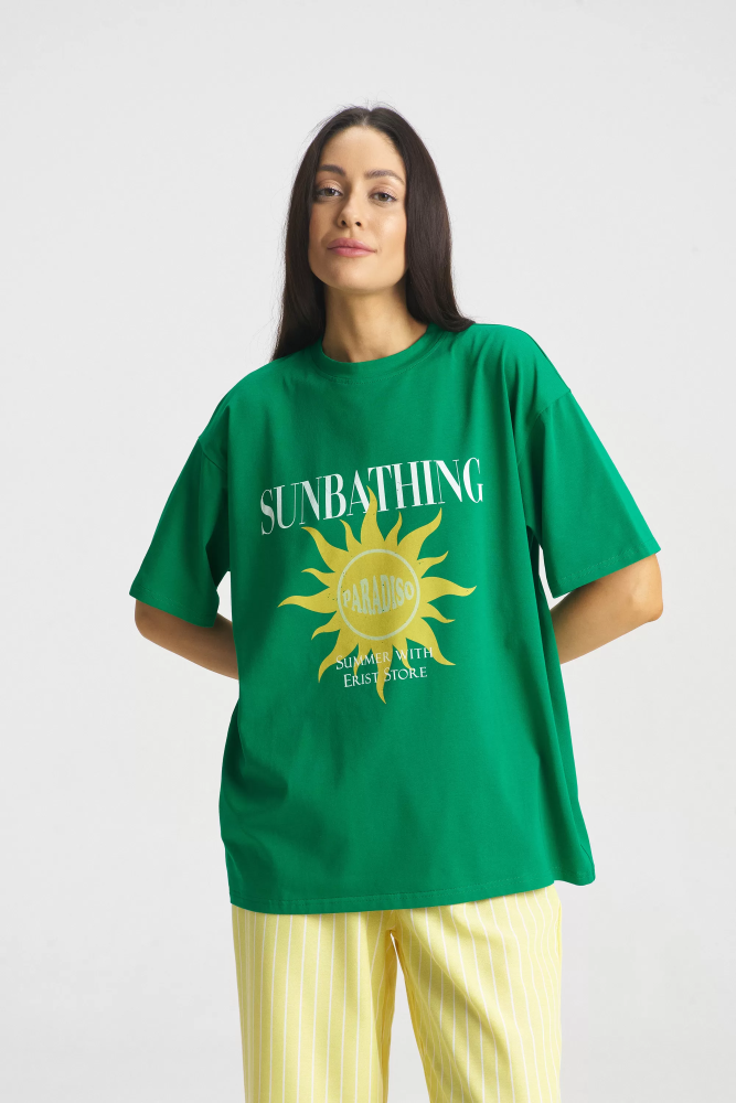 Футболка SUNBATHING Green