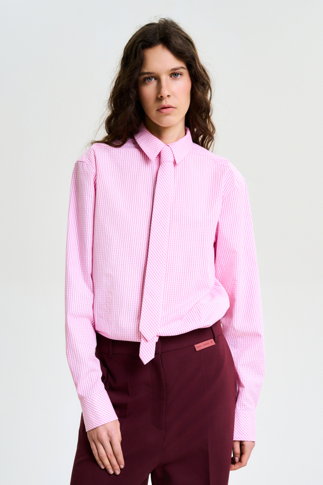 Рубашка с галстуком PINK