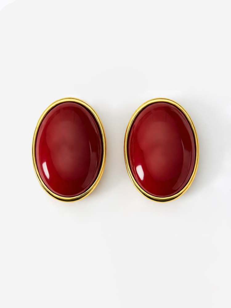 Серьги винтаж red eyes