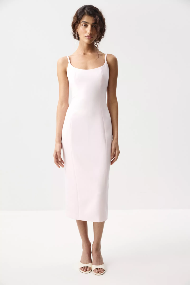 Платье макси на бретелях