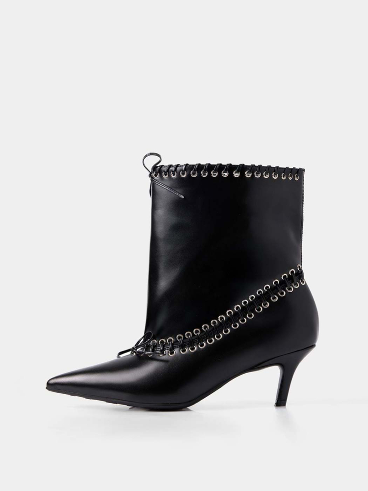 Ботильоны из микрофибры