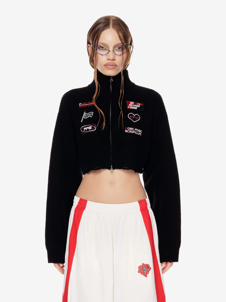 Свитер на молнии