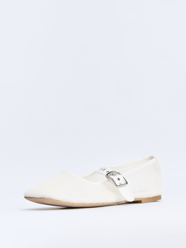 Балетки из сетки