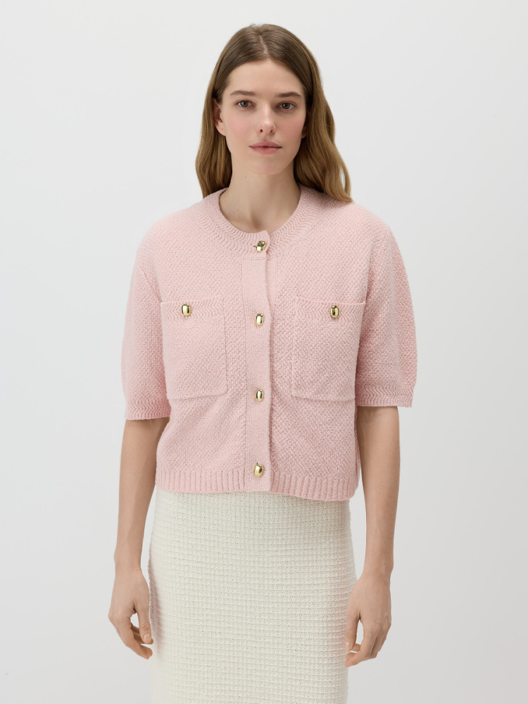 Кардиган с коротким рукавом