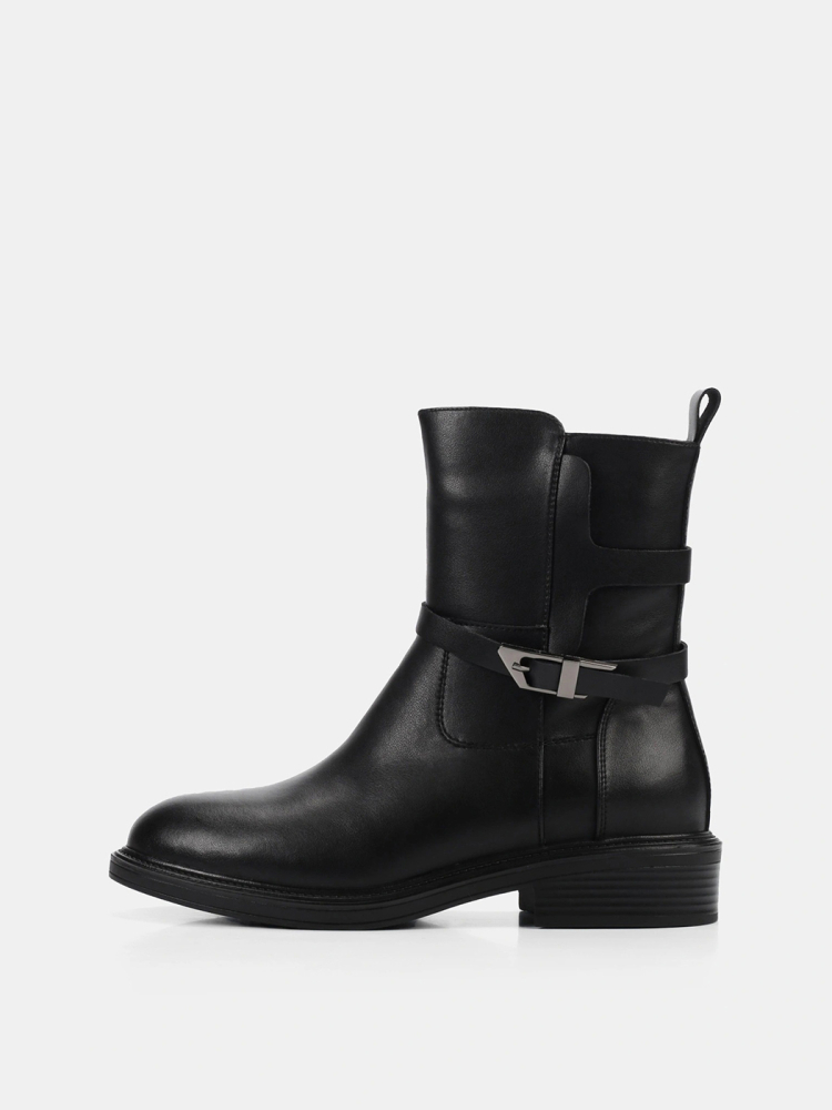 Ботинки из натуральной кожи зимние