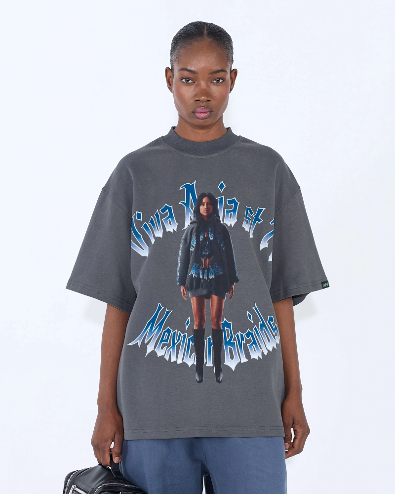 Футболка MEXICAN BRAIDS GREY