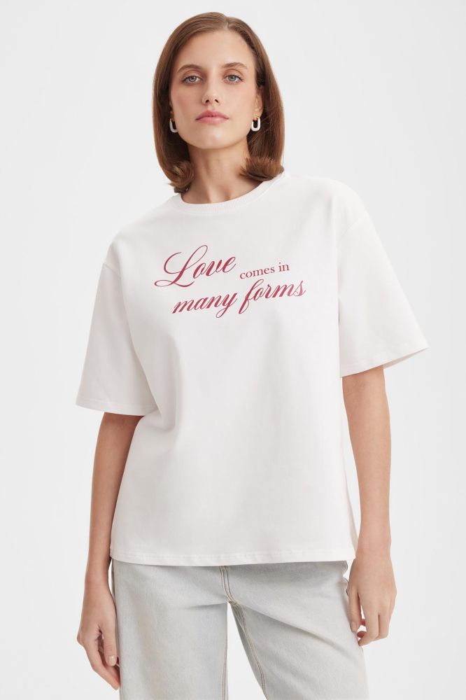 Футболка с принтом Love