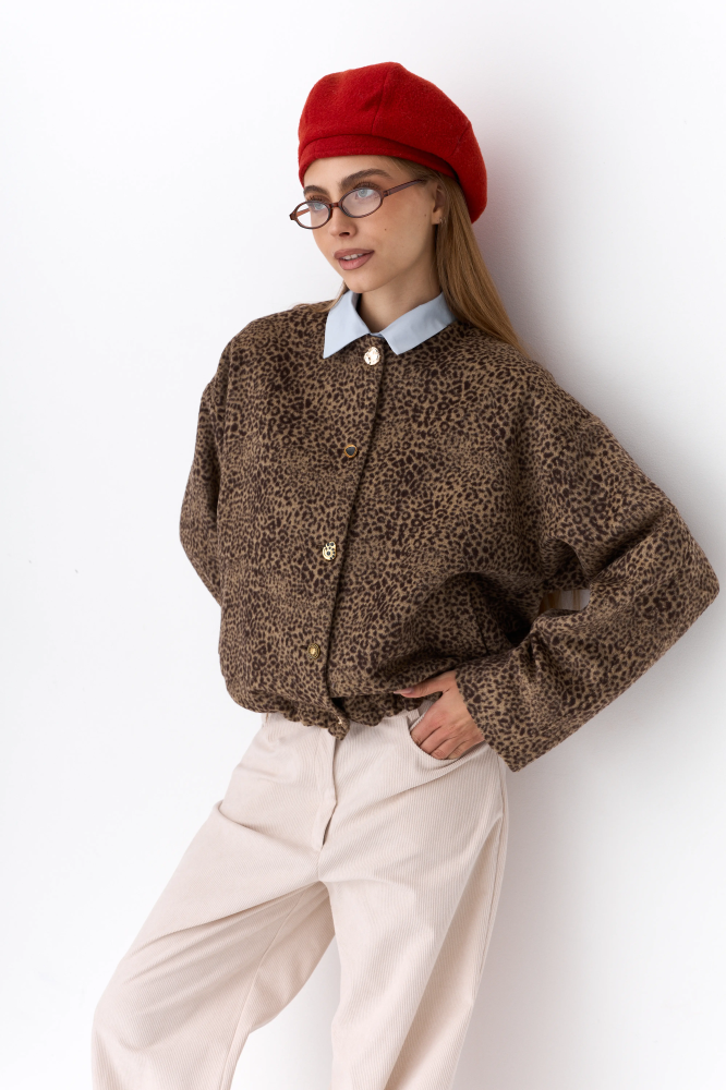 Жакет с акцентными пуговицами