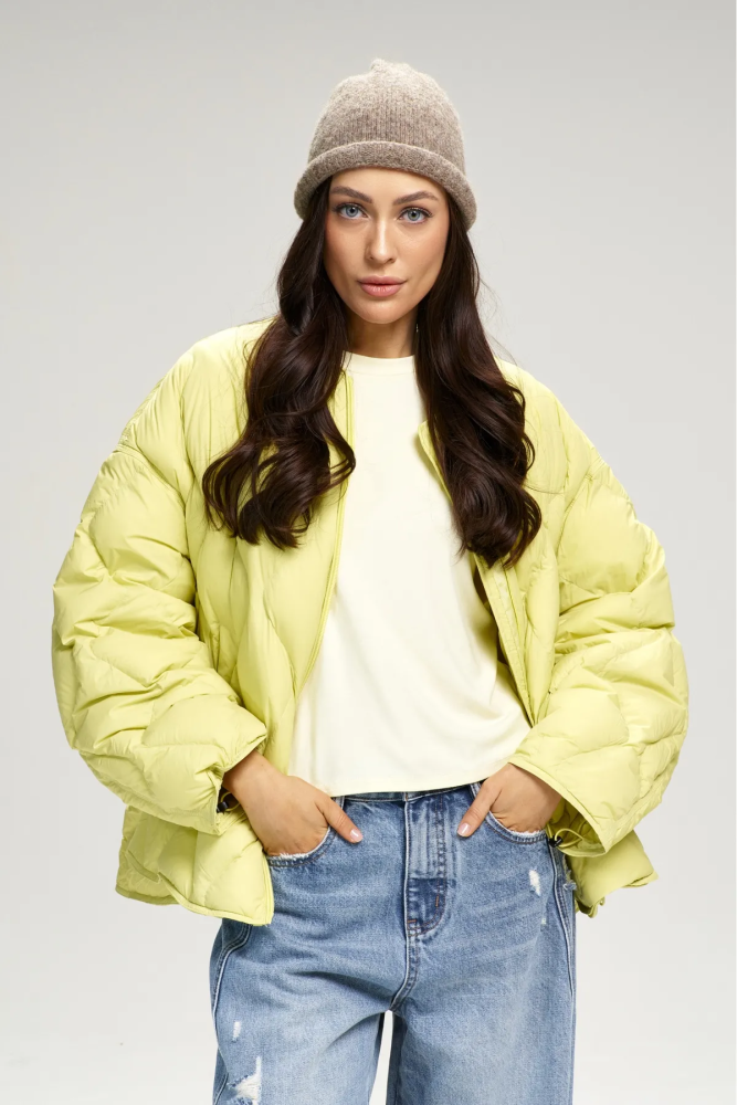 Куртка стеганная с натуральным наполнителем Yellow Pear