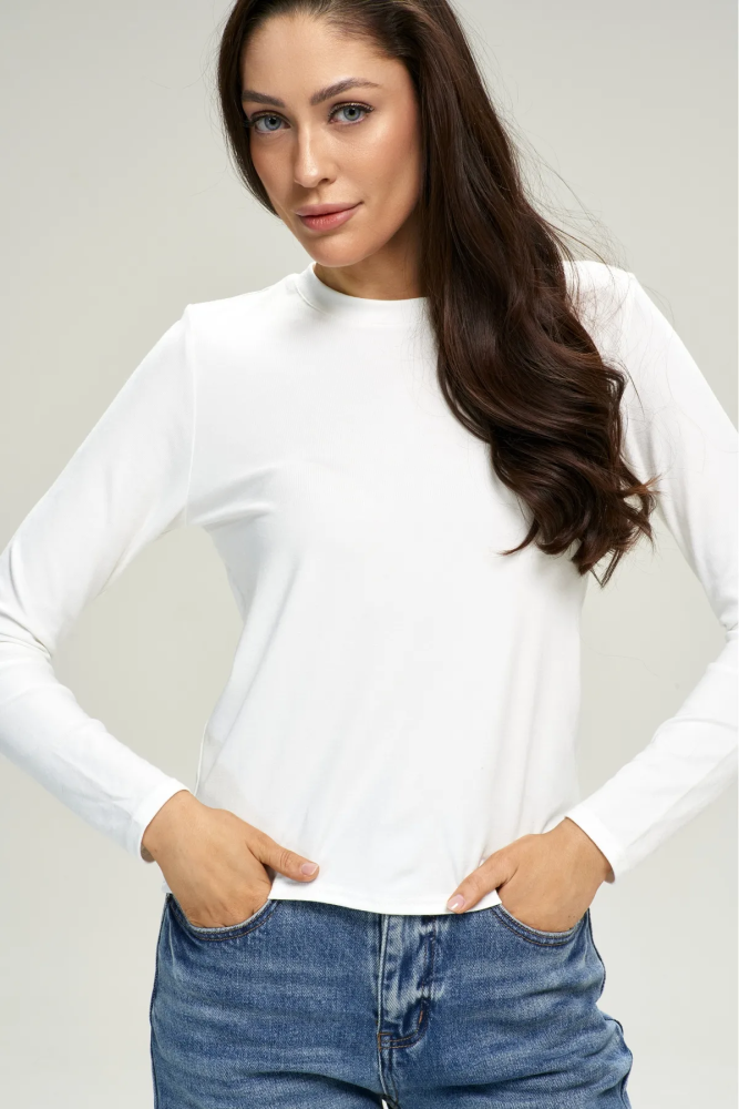 Лонгслив Base White