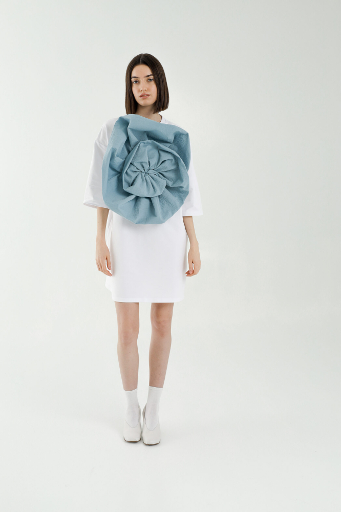 Платье Bloom WH/Blu