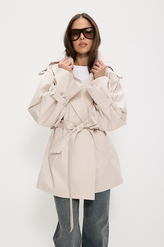 Тренч укороченный