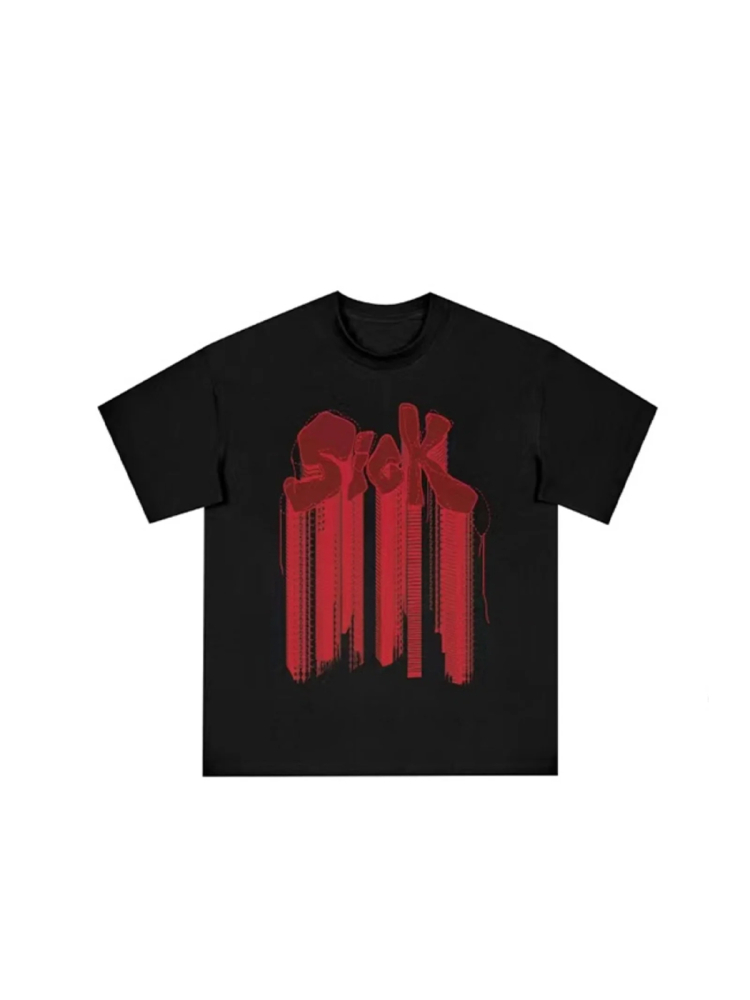 Футболка унисекс Harsh and Cruel x Blind402 sick