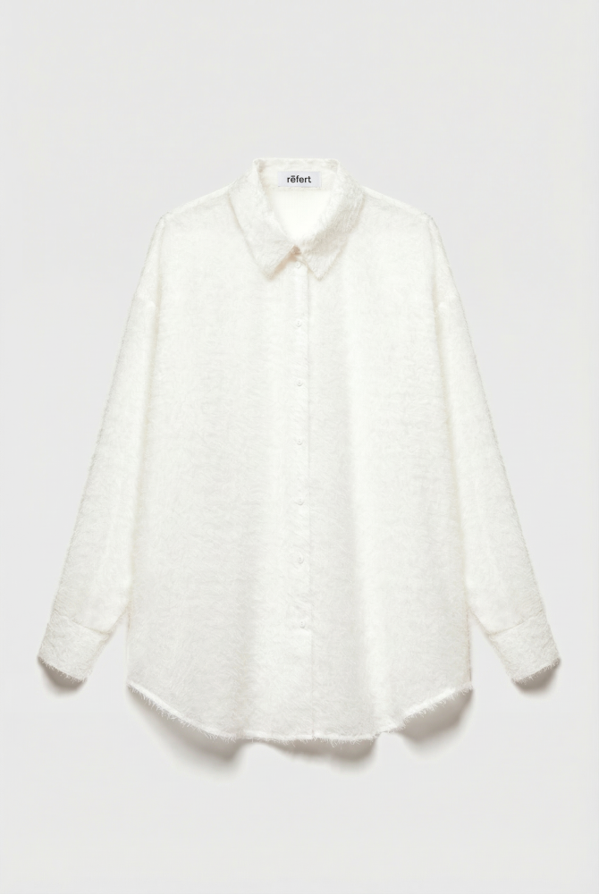 Рубашка с пушистой фактурой