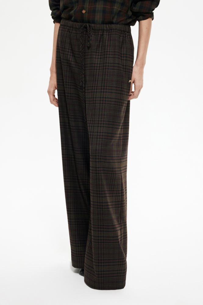 Брюки в клетку