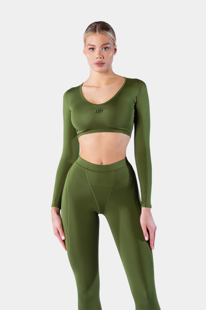 Кроп-топ Basic Long Sleeve qb