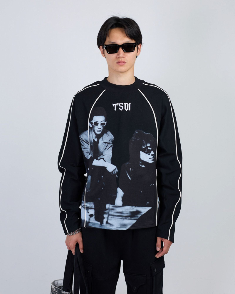 Лонгслив KINO TSOY BLACK