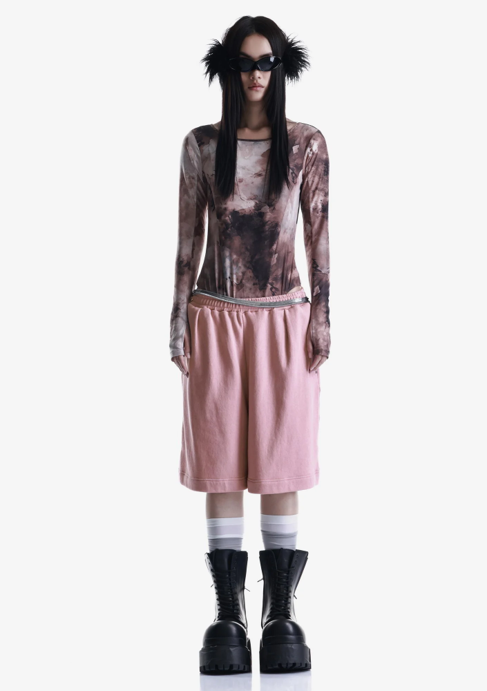 Удлинённые шорты из джерси