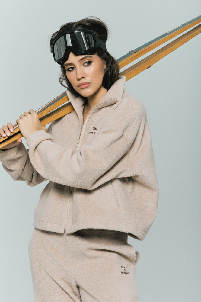 Толстовка из трикотажа teddy Alpine