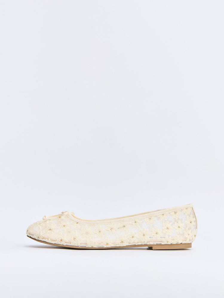 Балетки из сетки