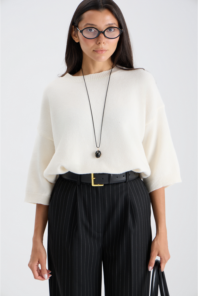 Джемпер с коротким рукавом