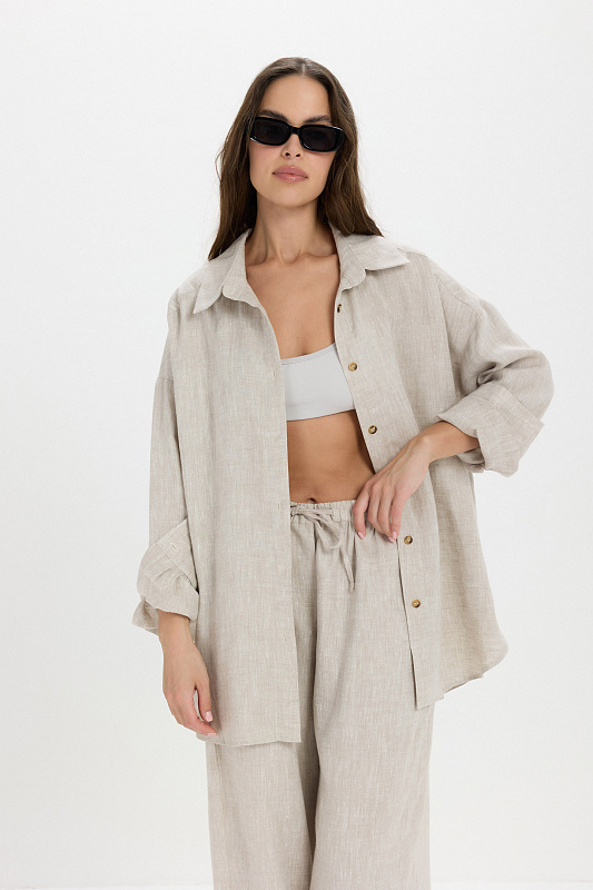 Рубашка лен