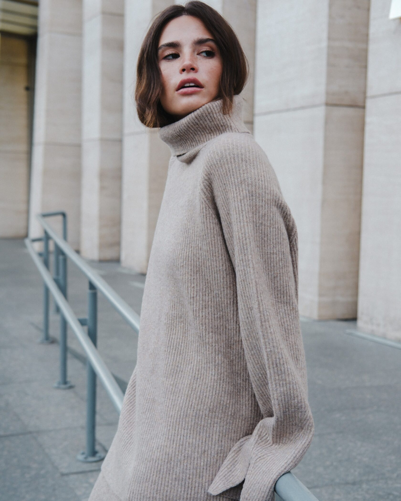 Свитер Polly со стойкой oversize