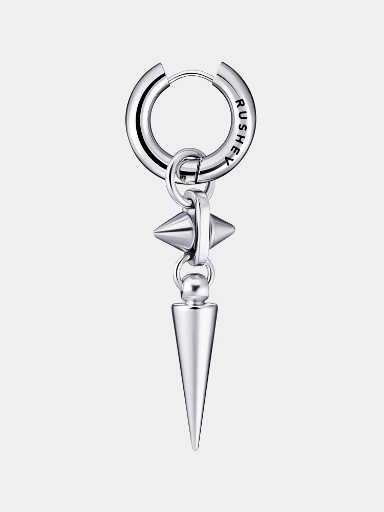 Моносерьга с шипом