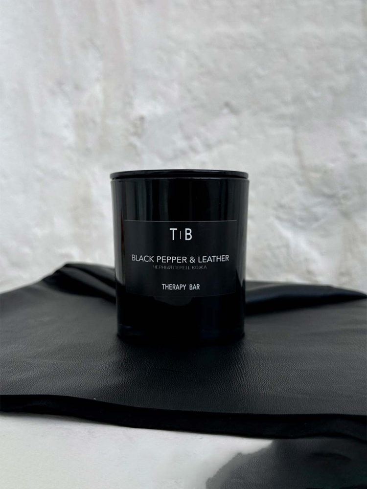 Свеча ароматическая BLACK PEPPER & LEATHER