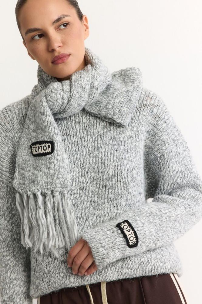 Шарф из переработанного полиэстера