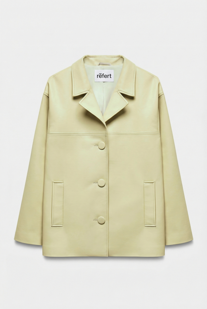 Жакет из экокожи