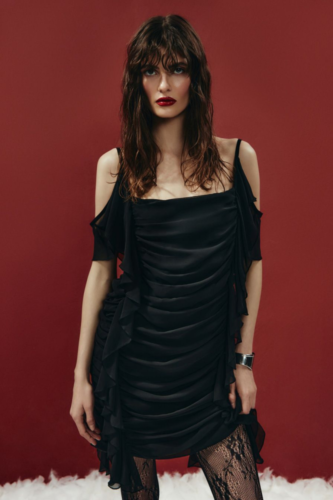 Платье с драпировками