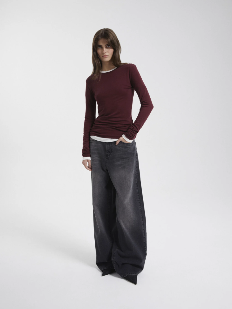 Джинсы wide leg