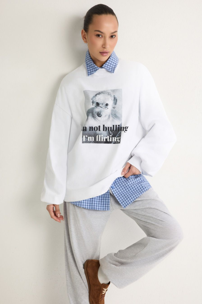 Лонгслив из смесового хлопка