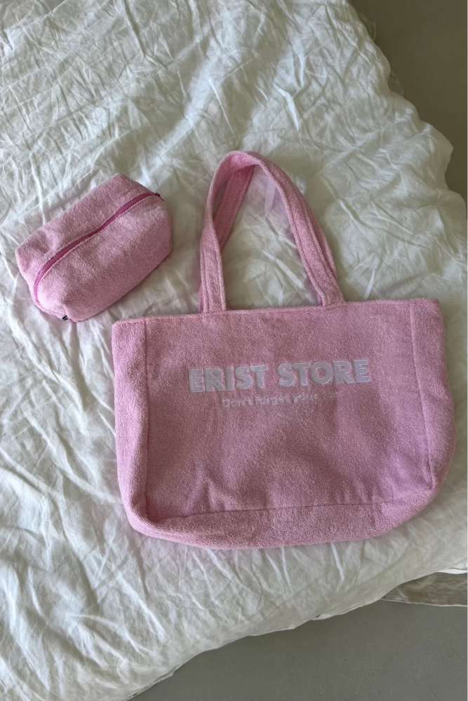 Шоппер с косметичкой Pink