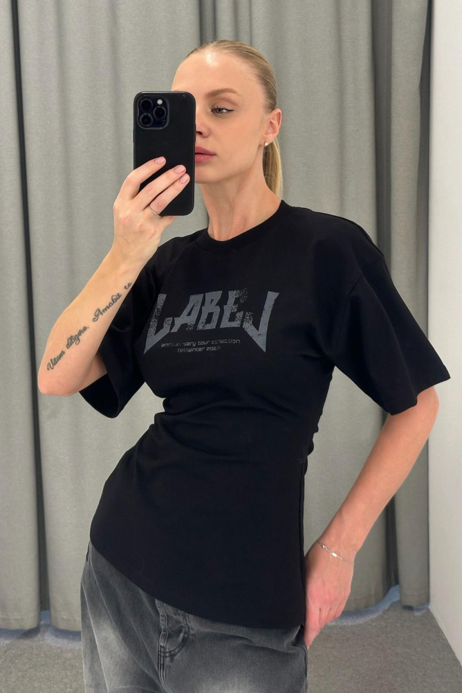 Футболка приталенная BLACK